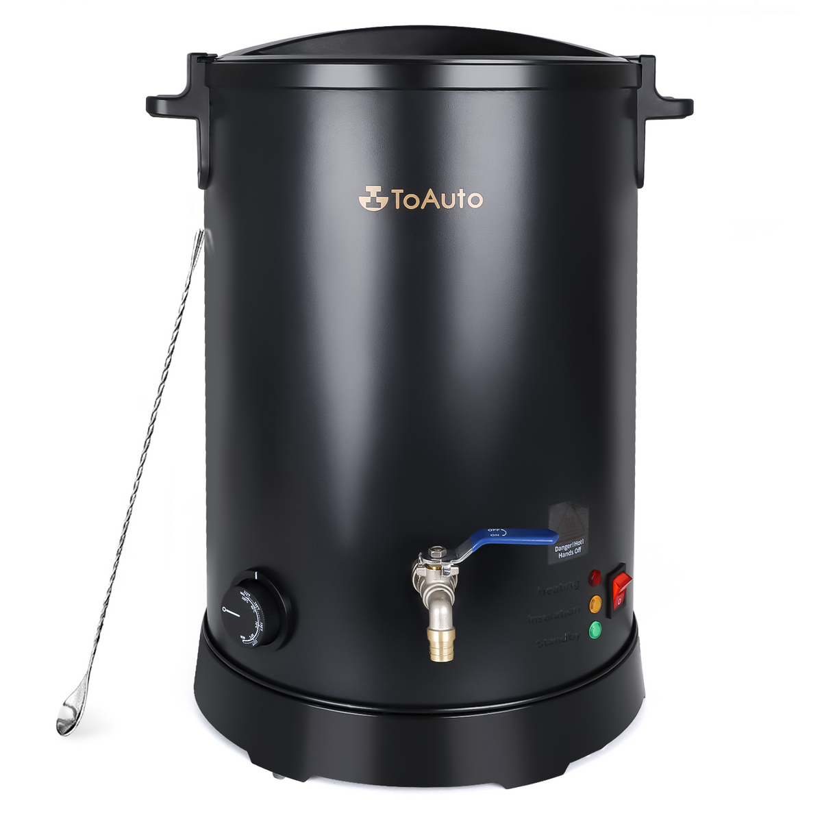 TOAUTO Wmf-5l Wax Melter for Candle Making - Candle Wax Melting Pot with Faster Pour Spout and Temperature Controller, No Cloggy and Easy Clean Up