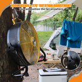 Fitinhot Solar Camping Fan