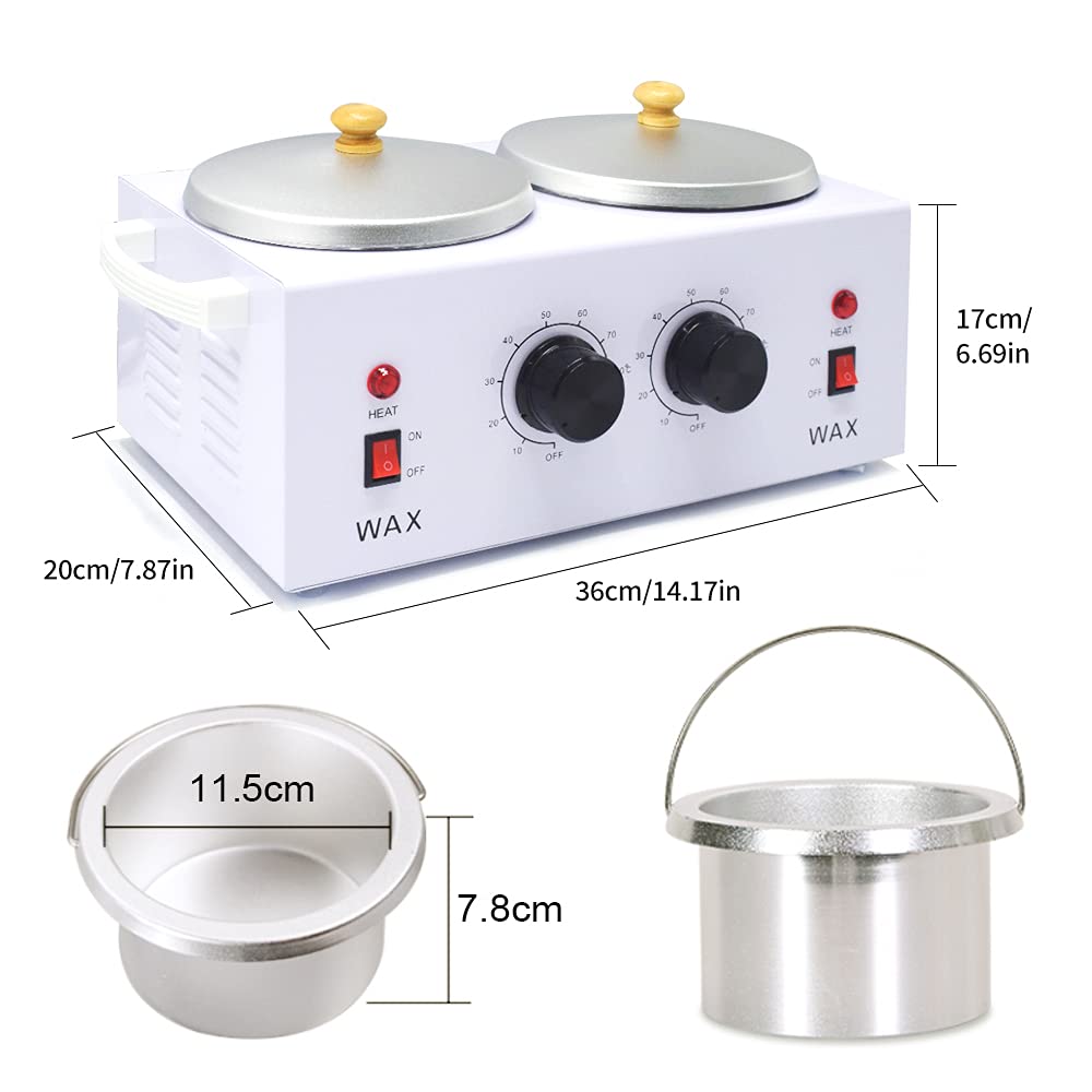TOAUTO 5L Electric Wax Melting Pot Furnace Wax Melter w/Spout for