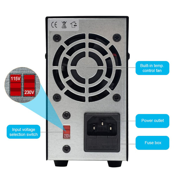 DC Power Supply Variable 30V 10A/6A