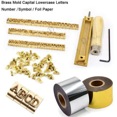 Emboss Letters Symbols Logo Plate T-slot Foils