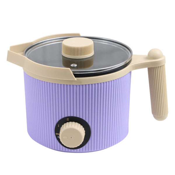 TOAUTO Handheld 1.5L Small Wax Melting Pot Purple