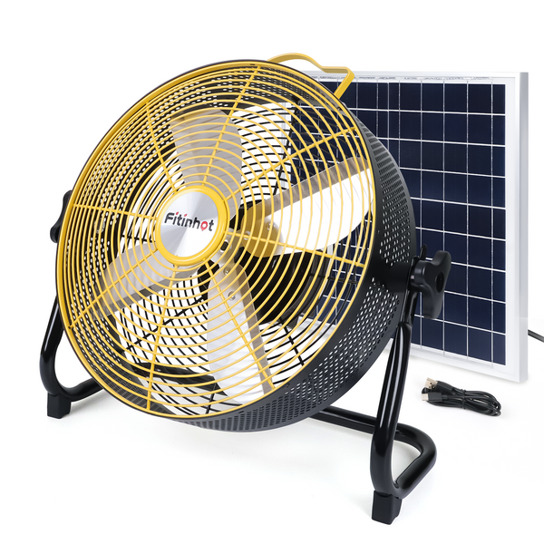 Fitinhot Solar Camping Fan