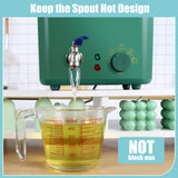 TOAUTO 4Qts Green Wax Melter for Candle Making - Electric Candle Wax Melting Pot