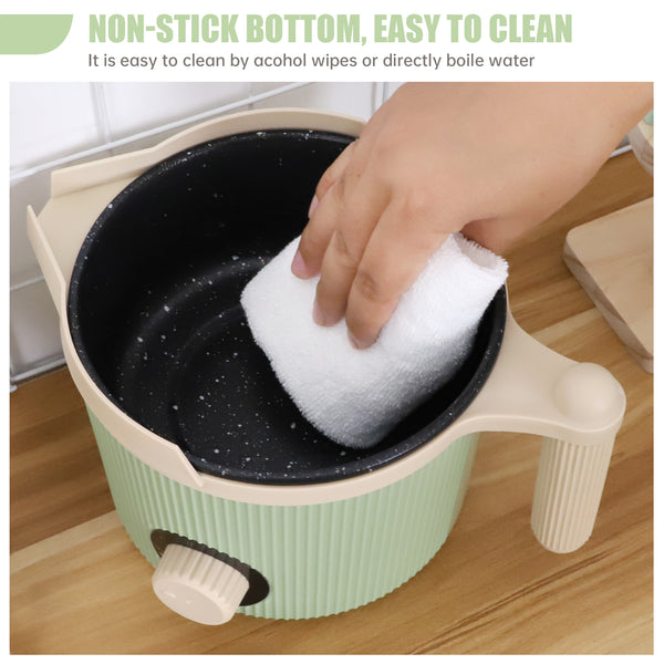 TOAUTO Handheld 1.5L Wax Melting Pot Green