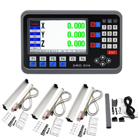 2/3 Axis DRO Kit LCD Display +Scales