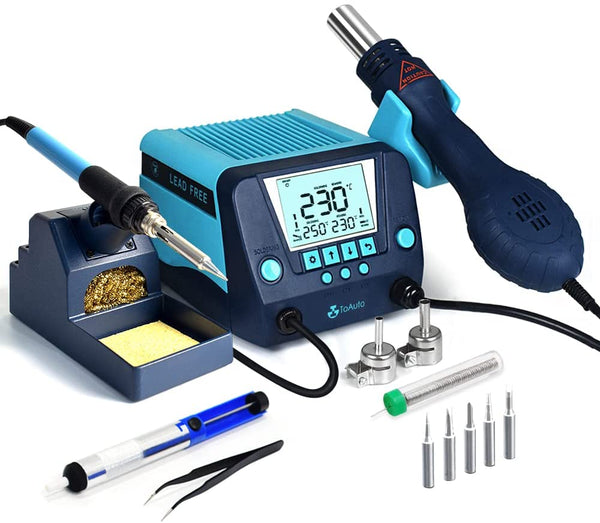 DS882 Soldering Station 2 in 1 Soldering Iron Hot Air Gun