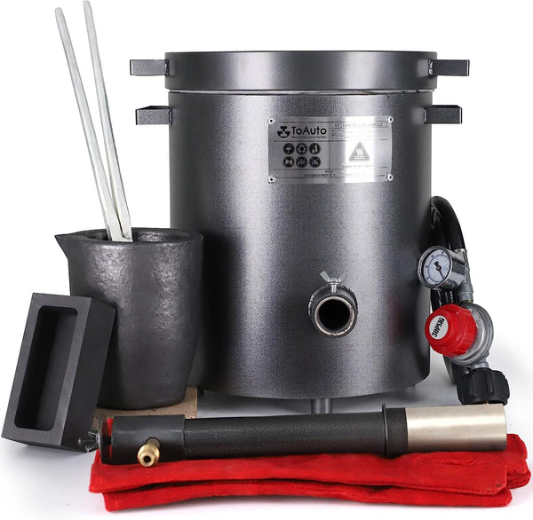 TOAUTO V3 6KG 12KG Propane Melting Furnace Kit