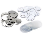 1.25" 2.28" 100Sets Pin Badge Parts for Button Maker